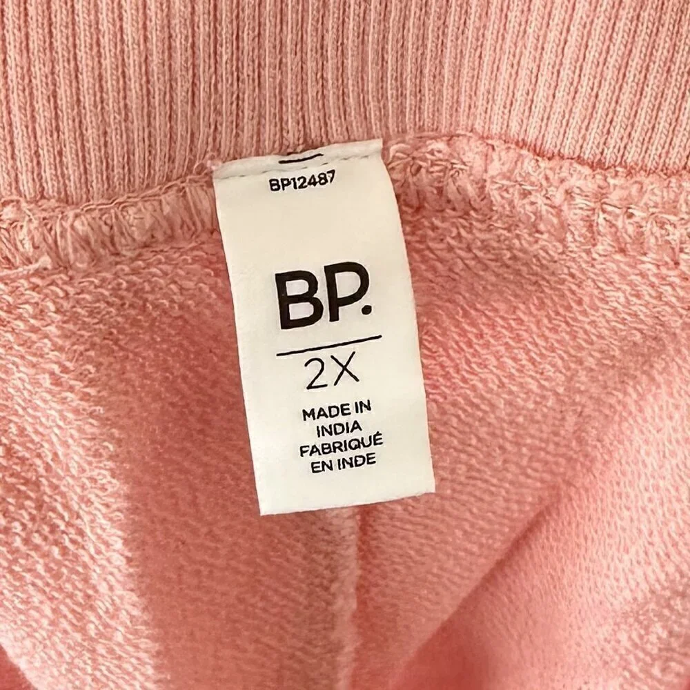 NWT bp Coral Women's Pull-On Organic Loungewear Comfort Shorts - 2X - Picture 2 of 5